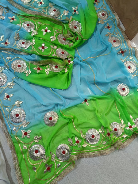 Pure Najmeen Chiffon Saree