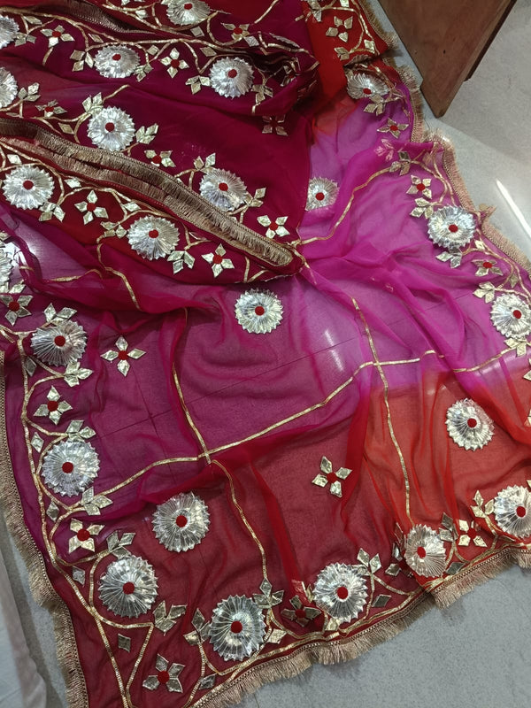 Pure Najmeen Chiffon Saree