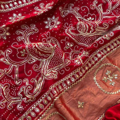 Satin Gajji Saree