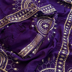 Satin Gajji Saree