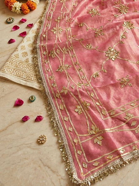 Cosmos Tissue Kacchi patti Jal Saree
