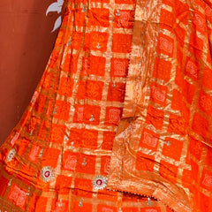 Russian Silk Ghatchola Lehenga
