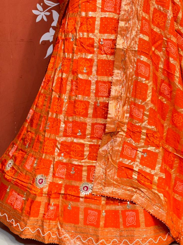 Russian Silk Ghatchola Lehenga