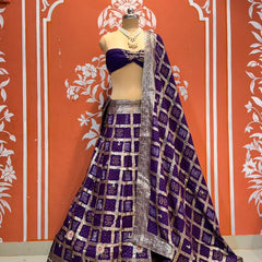 Russian Silk Ghatchola Lehenga