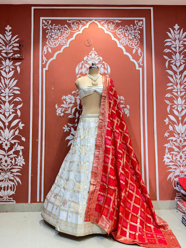 Russian Silk Ghatchola Lehenga