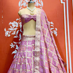 Russian Silk Ghatchola Lehenga