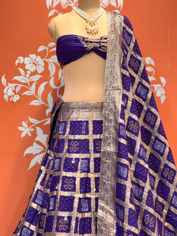 Russian Silk Ghatchola Lehenga