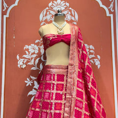 Russian Silk Ghatchola Lehenga
