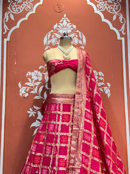 Russian Silk Ghatchola Lehenga