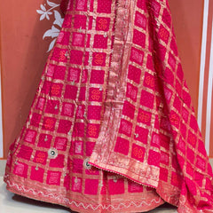 Russian Silk Ghatchola Lehenga