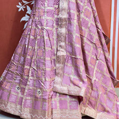 Russian Silk Ghatchola Lehenga