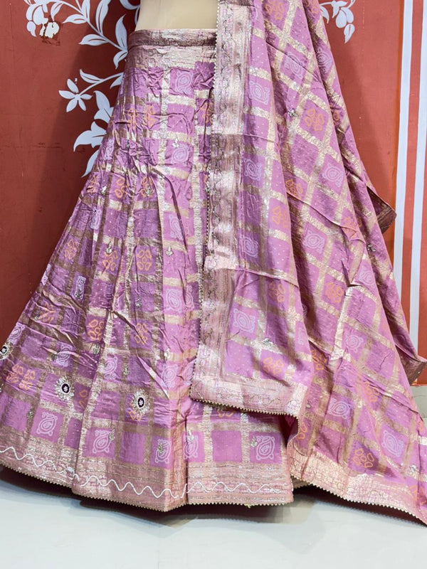 Russian Silk Ghatchola Lehenga