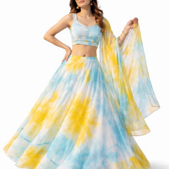 Tie & DIe Lehenga Choli Set