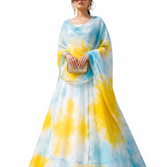 Tie & DIe Lehenga Choli Set