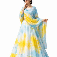 Tie & DIe Lehenga Choli Set