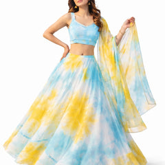 Tie & DIe Lehenga Choli Set
