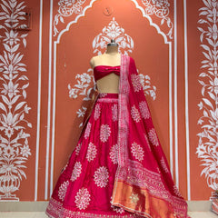 HO Silk Bandhej Lehenga