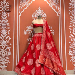 HO Silk Bandhej Lehenga