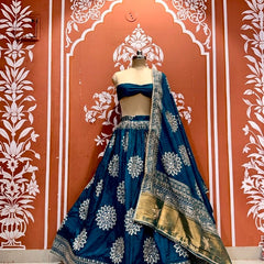 HO Silk Bandhej Lehenga