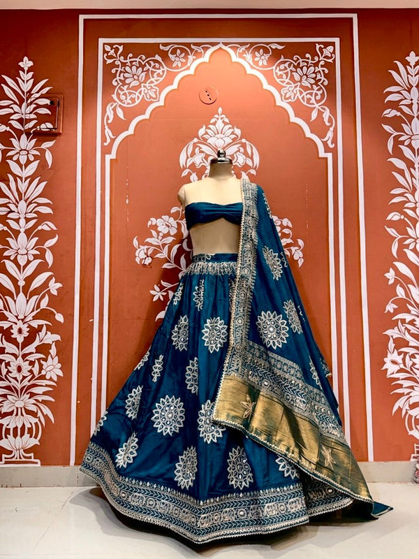 HO Silk Bandhej Lehenga