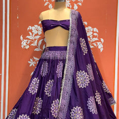 HO Silk Bandhej Lehenga