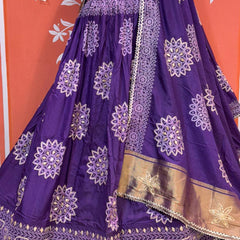 HO Silk Bandhej Lehenga