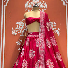 HO Silk Bandhej Lehenga