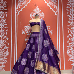 HO Silk Bandhej Lehenga