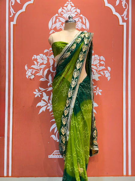 Leaf Gota Saree