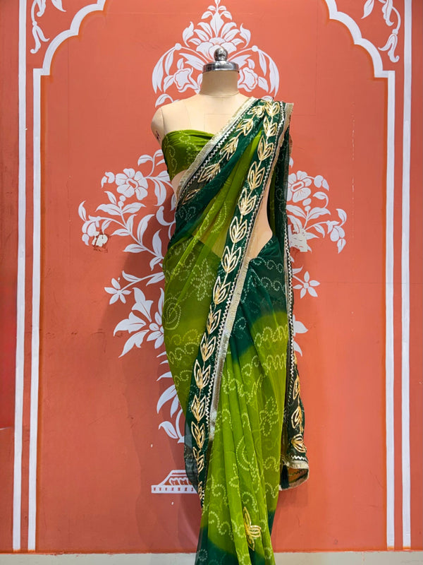 Leaf Gota Saree
