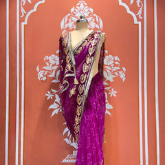 Leaf Gota Saree