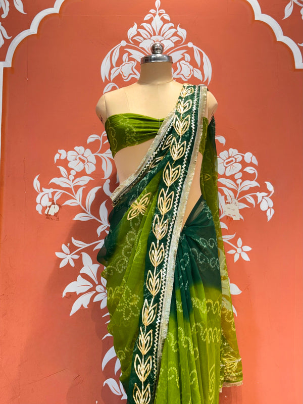 Leaf Gota Saree