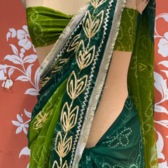 Leaf Gota Saree