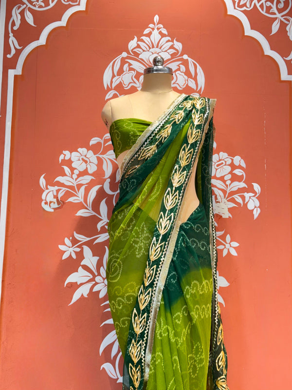 Leaf Gota Saree