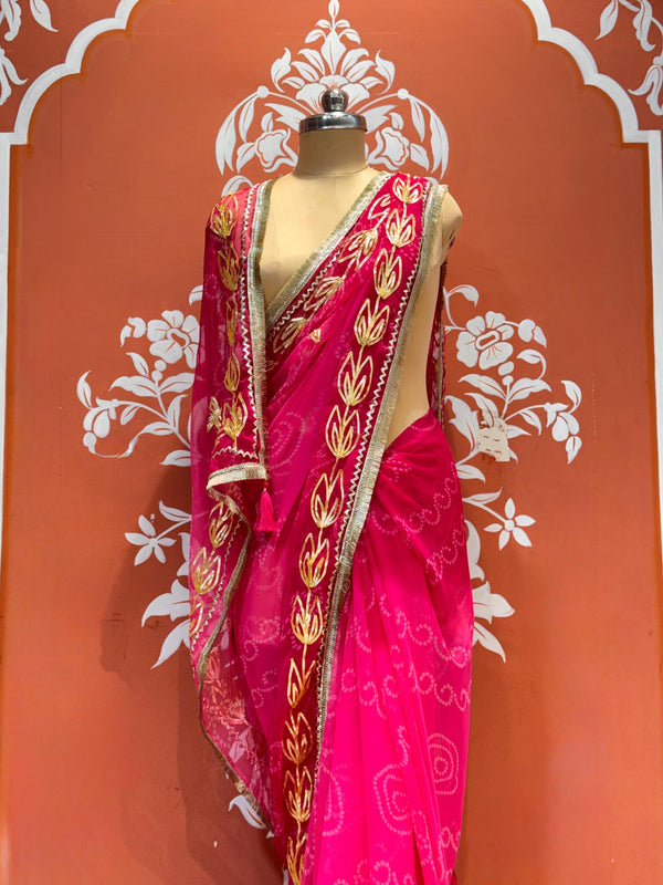Leaf Gota Saree