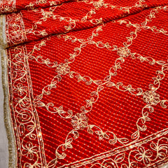 Gota Jal Bandhej Saree
