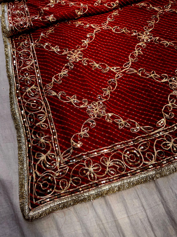 Gota Jal Bandhej Saree