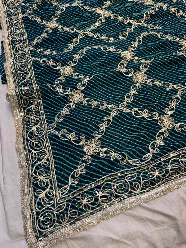 Gota Jal Bandhej Saree