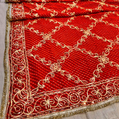 Gota Jal Bandhej Saree