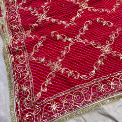 Gota Jal Bandhej Saree