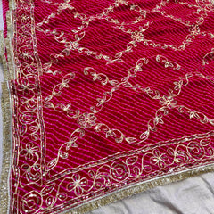 Gota Jal Bandhej Saree