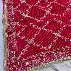 Gota Jal Bandhej Saree