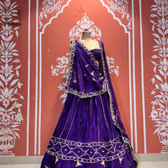 Gajji Satin Gota Patti Lehenga