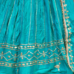 Gajji Satin Gota Patti Lehenga