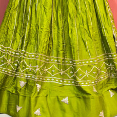 Gajji Satin Gota Patti Lehenga