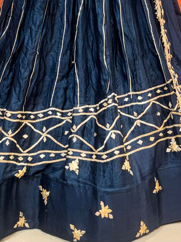 Gajji Satin Gota Patti Lehenga