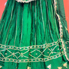 Gajji Satin Gota Patti Lehenga