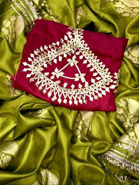 HO Silk Saree with Aangi Blouse