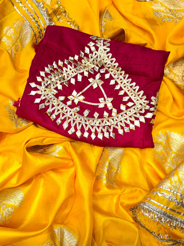 HO Silk Saree with Aangi Blouse