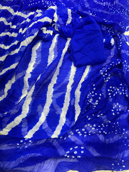 Leheriya Bandhej Saree